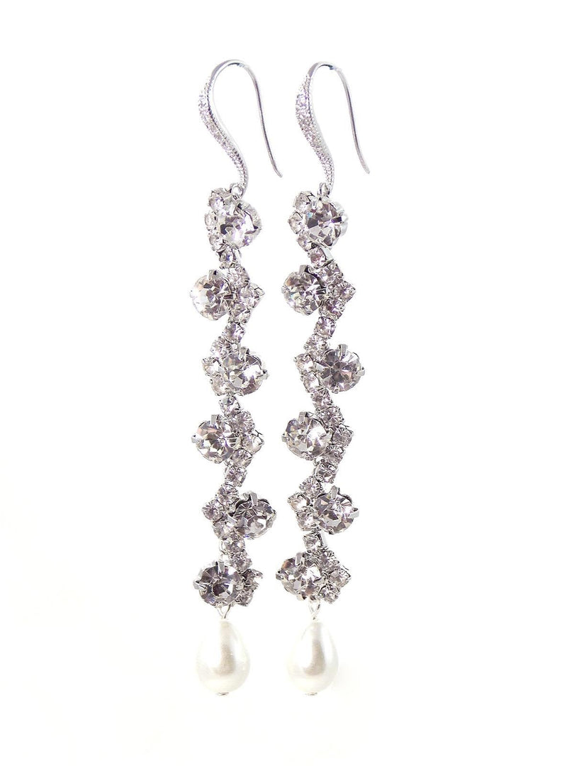 Crystal Earrings Bridal Earrings Drop Wedding Earrings Bridal Jewelry Set  Bridesmaids Earrings Crystal Drop Earrings - Etsy